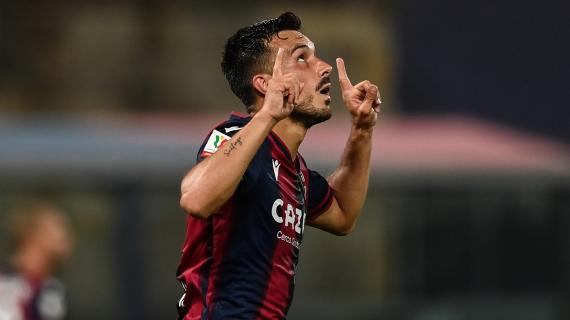 Bologna, basta un gol di Sansone per piegare il Cosenza. Gli emiliani avanzano in Coppa Italia