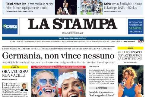 La Stampa: "Juventus ok, fuori Dybala e Morata: è allarme per la sfida con il Chelsea"