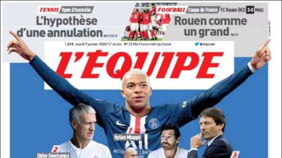 L'Equipe: "I 30 che fanno il calcio francese". Guida Mbappe