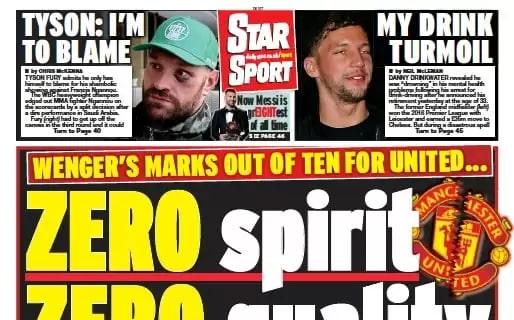 Le aperture inglesi - Manchester United in difficoltà: "Zero spirito, zero qualità, zero speranza"