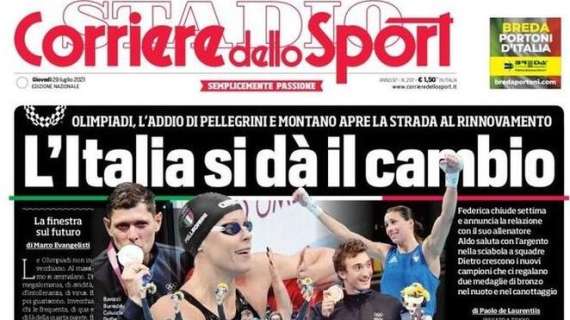 L'apertura del Corriere dello Sport: "E' una Roma da Champions"