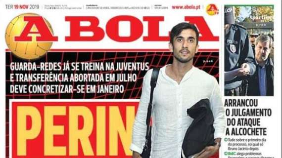 Juve, dal Portogallo: Perin di nuovo nel mirino del Benfica