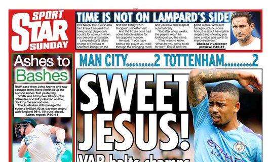 Man City-Tottenham, Star: "Sweet Jesus! Il VAR ferma i campioni"