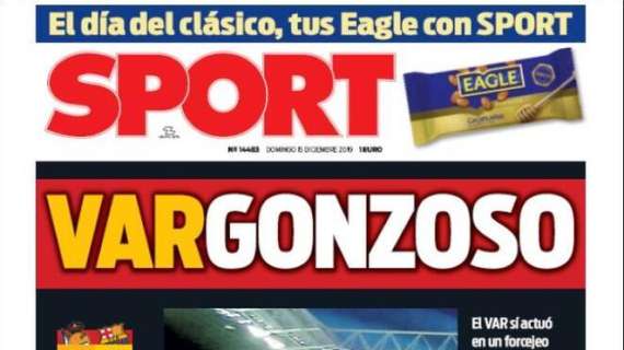 Sport contro l'arbitraggio di Real Sociedad-Barça: "VARgognoso"