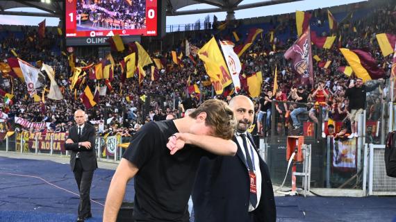 Roma-Fiorentina, finale tutto per Bove con tributo dell'Olimpico. Le migliori foto
