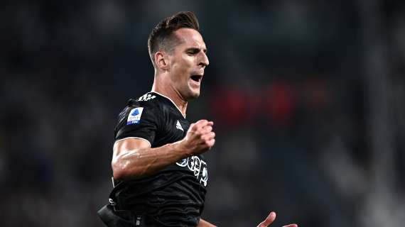 FOTO - Arek Milik segna alla seconda in maglia Juventus: gli scatti dell'esultanza allo Stadium