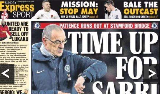 Chelsea, Sunday Express: "Tempo scaduto per Sarri"