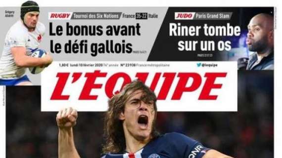 Paris Saint-Germain-Lione 4-2, L'Equipe: "Eterno Matador"