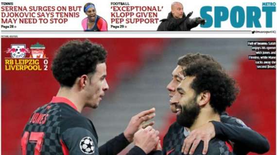 Le aperture inglesi - Salah-Mané, il Liverpool vince con il Lipsia. Boccata d'ossigeno per Klopp