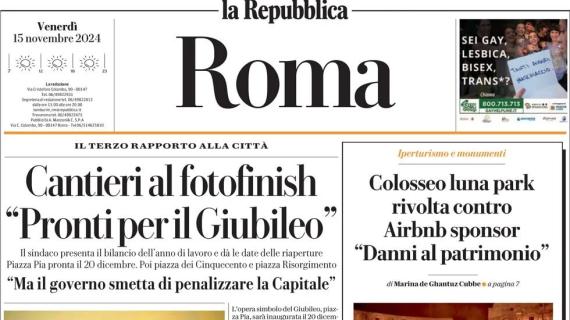 Il Corriere della Sera (Roma) in prima pagina: "La Lazio sicura di Provedel"