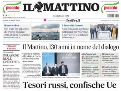 Il Mattino sul Napoli: "Scontri a La Spezia: chiusa la Curva A"