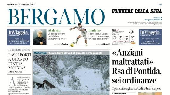 Il Corriere di Bergamo su Scamacca, il Gasp: "Lavora per essere un vero campione"