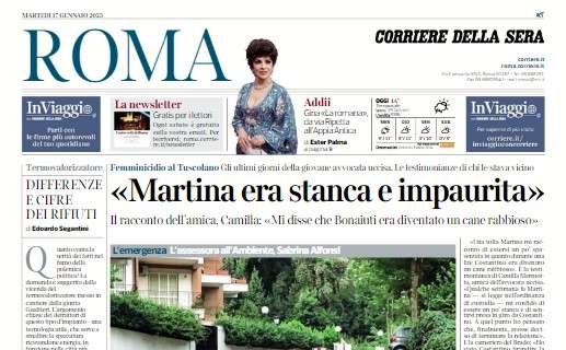 Il Corriere di Roma in apertura sulla Lazio: "Lotito fa da paciere tra Sarri e Tare"
