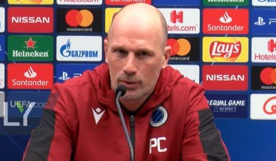 Club Brugge, Clement: "Giochiamo per vincere, ma anche un punto sarebbe un gran risultato"