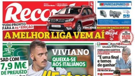 Le prime portoghesi - Viviano in vacanza a Lisbona, Sporting in rosso