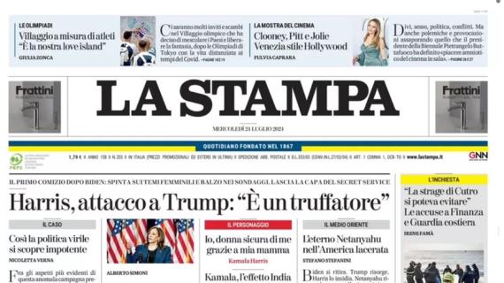 La Stampa: "Bici, basket e cena giapponese: i sorrisi Juve fuori dal campo"