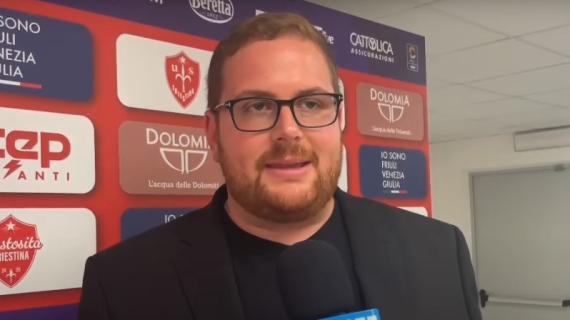 Dg Triestina: "Lite Krollis-Clotet incidente non voluto, siamo stressati. Da qui ci rafforzeremo"