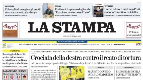La Stampa: "Cercasi regista per l'Italia: chi può prendere l'eredità di Jorginho?"