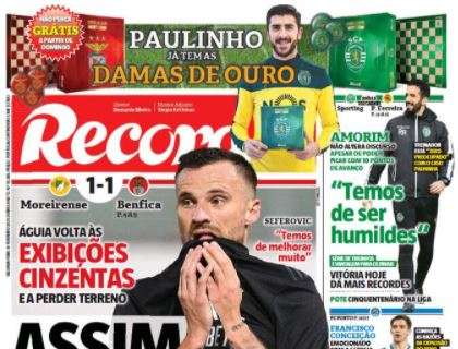 Le aperture portoghesi: fine delle speranze di titolo per il Benfica. Debutta il figlio di Conceicao
