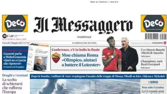 Le principali aperture dei quotidiani italiani e stranieri di giovedì 5 maggio 2022