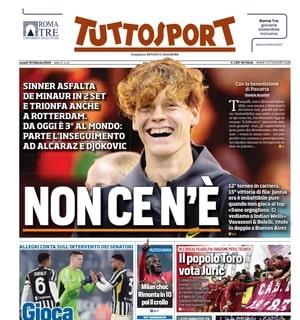 Tuttosport in prima pagina: "Gioca la vecchia Juve. Milan choc: rimonta e crollo"