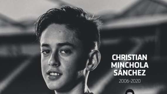 Lutto in casa Atletico Madrid: è morto Christian Minchola, calciatore 14enne