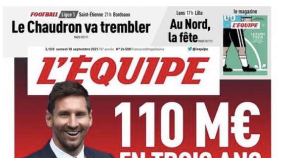 Svelato l'ingaggio di Messi. L'Equipe: "110 milioni di euro netti in tre anni: i dettagli"
