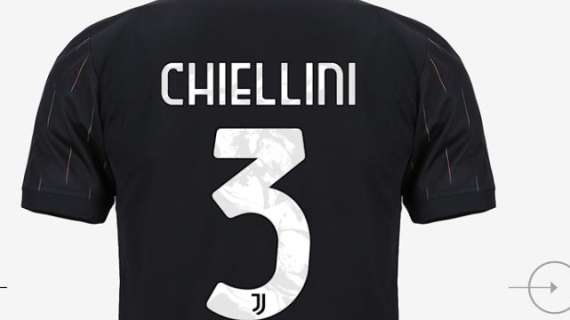 Juve, in vendita la nuova maglia di Chiellini. Non c'è Perin, ci sono Rugani e Pjaca