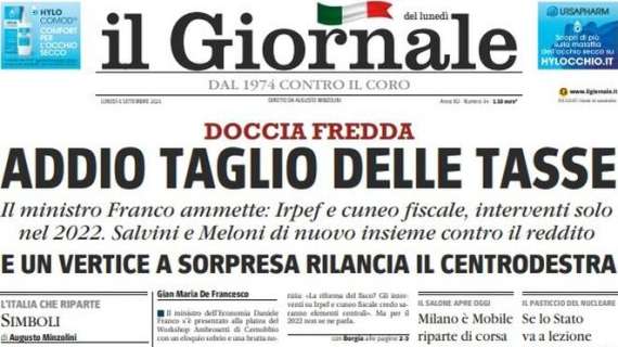 Il Giornale: "Jorginho tradisce Mancini. L'Italia campione non vince più"