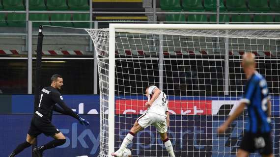 Inter-Torino 0-1 al 45'. Belotti non perdona su errore di Handanovic. Granata avanti a sorpresa