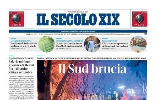 Il Secolo XIX: "A Milano c'è la tempesta, blitz a Genova per le visite di Retegui. Oggi firma"