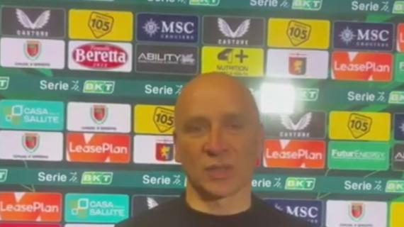 Palermo, Corini: "Siamo una squadra e una piazza da serie A, bravo Brunori"