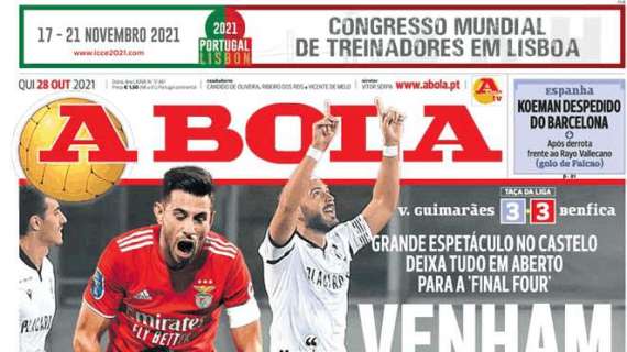 Le aperture portoghesi - Il Benfica non regge il colpo. Jorge Jesus: "Non troviamo scuse"
