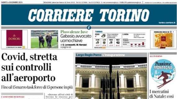 Corriere Torino: "Plusvalenze Juve: Gabasio, uomo chiave"