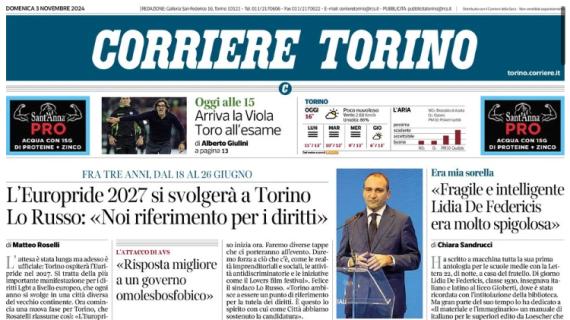 Corriere di Torino: "Yildiz e Savona, la Juve dei ragazzi riprende il volo"