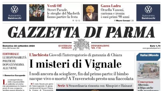 Gazzetta di Parma: "Il Parma a Lecce risorge nel recupero: da 0-2 a 2-2"