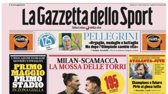 Milan-Genoa, l'apertura de La Gazzetta dello Sport: "Altezza Ibra"