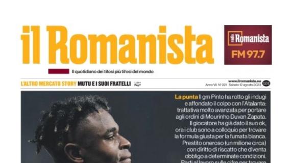 Il Romanista in prima pagina apre sull'attacco giallorosso: "Duvanti c'è posto"