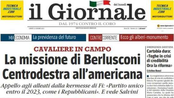 Il Giornale sugli Azzurri: "Macché biscotto, l'Italia è un babà"