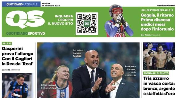 L'apertura del QS Sport sui sorteggi mondiali: "Orgoglio Italia, bivio mondiale" 