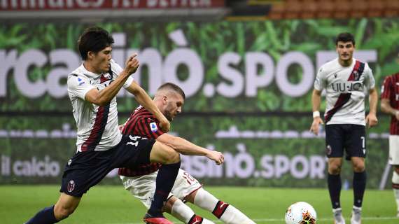Milan-Bologna è 1-1 alla prima di Serie A