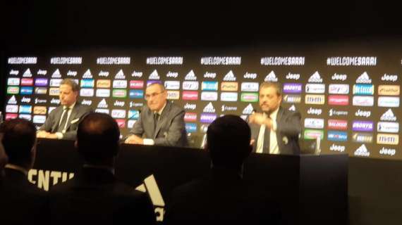 Sarri si presenta: "Juve, sensazioni forti. E' il club più importante d'Italia"