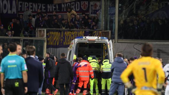 Fiorentina-Inter rinviata a data da destinarsi: non si riprenderà dopo il malore di Bove