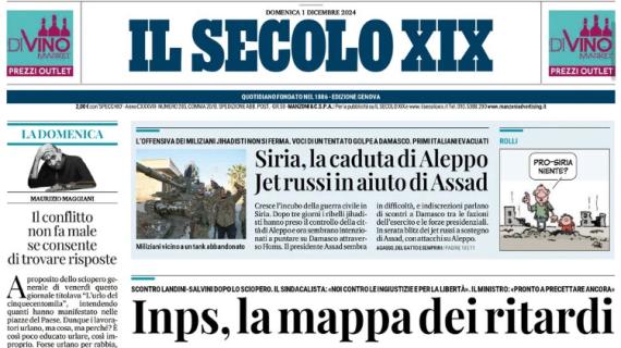 Il Secolo XIX: "Samp contestata dopo il pareggio. La panchina di Sottil ora scotta"