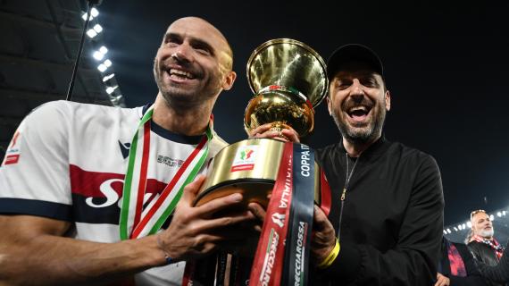 Bologna in festa dopo la conquista della Coppa Italia. QS apre: "Diavolo in castigo"