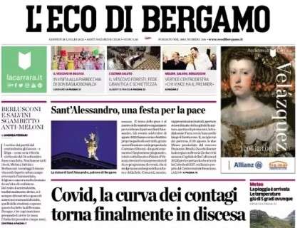 L'Eco di Bergamo: "Mercato Atalanta: stop alla trattativa per Nuno Tavares"