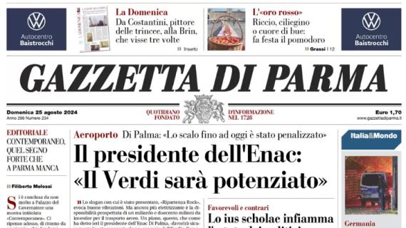 Gazzetta di Parma: "Fantastico Parma: sconfitto il Milan per 2-1"