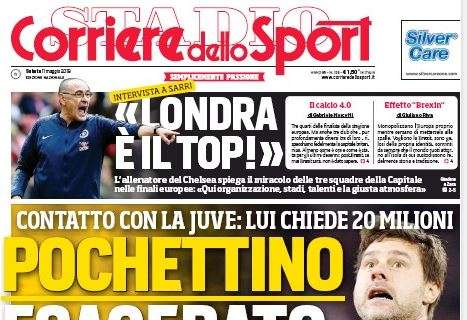 L'apertura del Corriere dello Sport: "Pochettino esagerato"