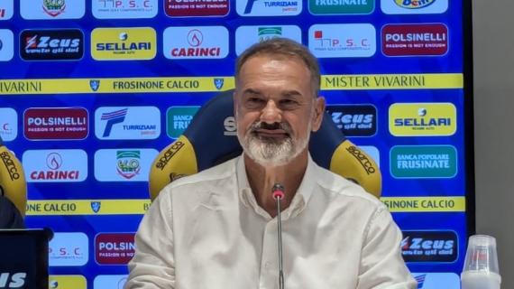 Frosinone, Vivarini: "Domani dobbiamo fare una grande gara. Ora siamo completi"