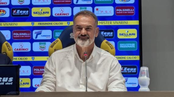 Frosinone, Vivarini: "Affronteremo una big del torneo. La gara col Pisa deve insegnarci tanto"